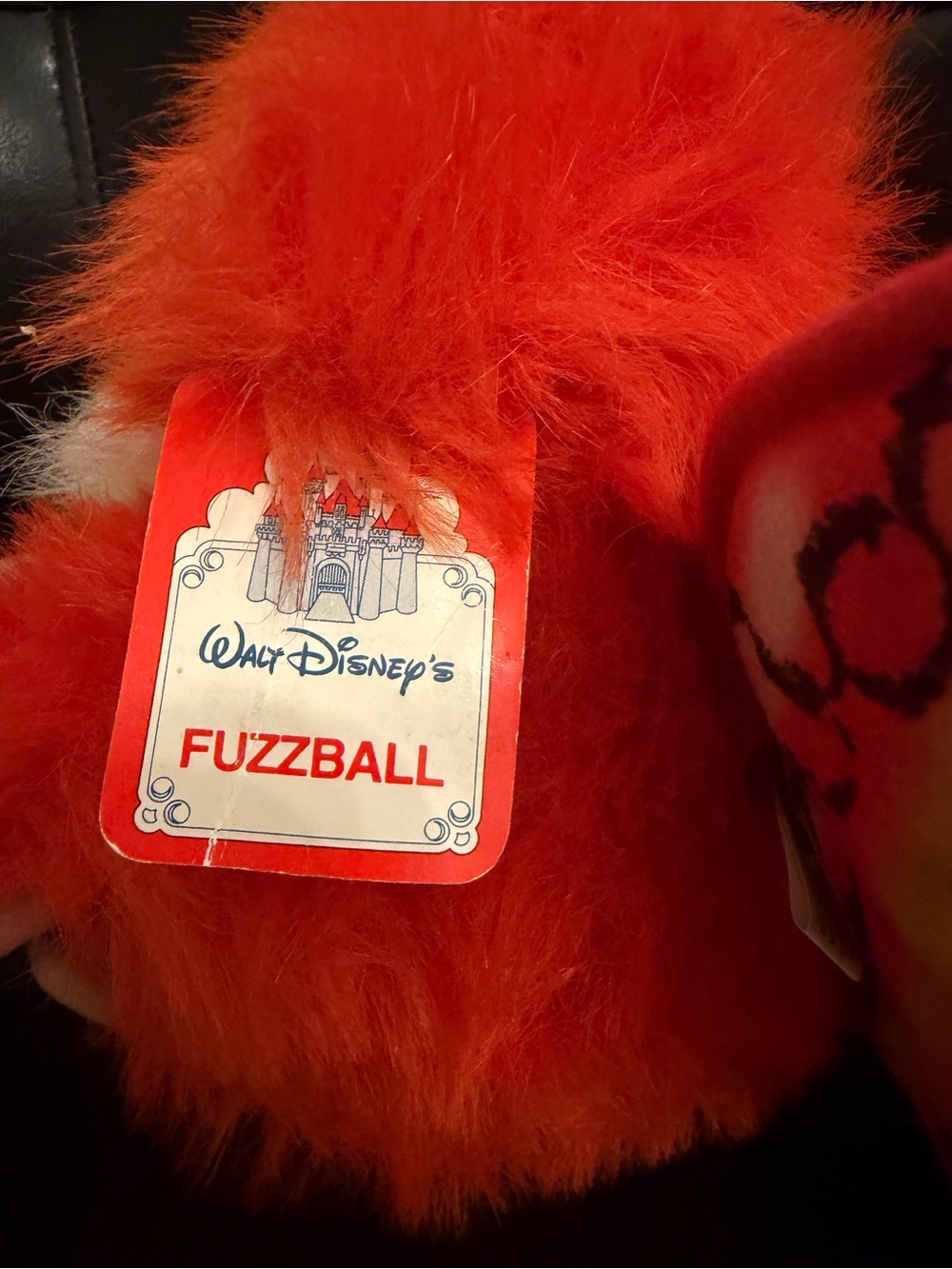 Vintage 1986 Disney Parks Captain EO Fuzzball Plush - NWT Original Tag Rare - Picture 3 of 14